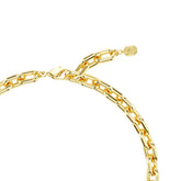 Idyllia necklace, Mixed cuts, Flower, Multicolored, Gold-tone plated